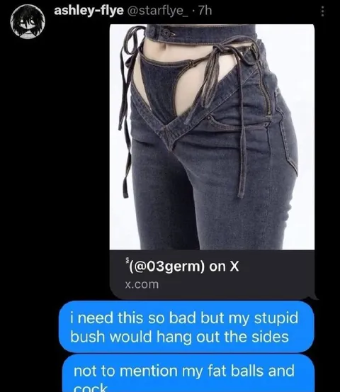 Jeans With Impossible Cutouts