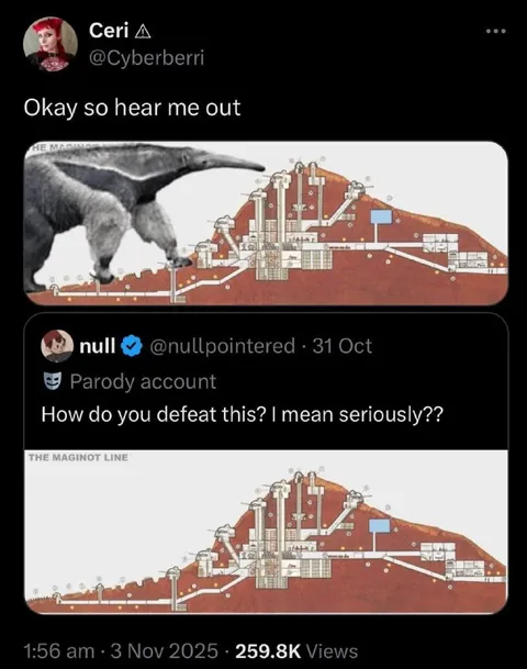 Dinosaur Versus the Maginot Line