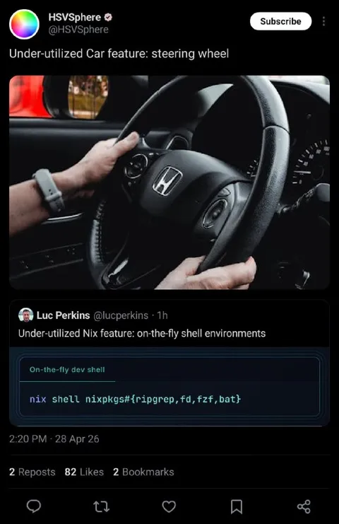 Under-utilized Feature Joke