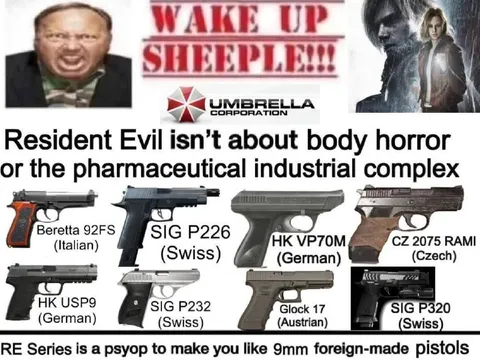 Resident Evil Foreign Pistol Psyop