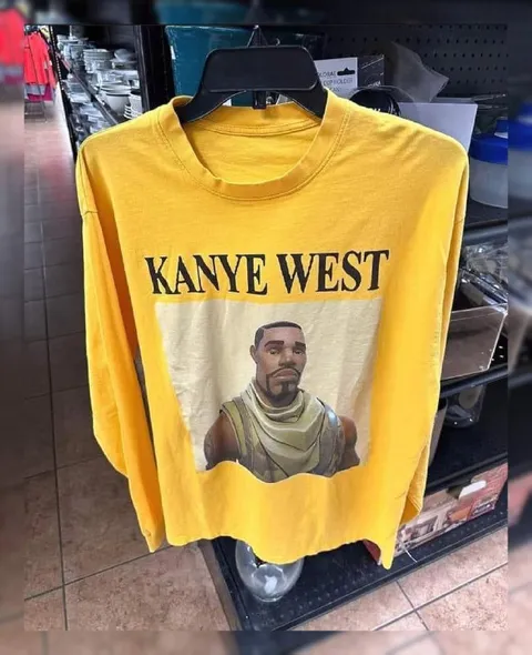 Kanye West shirt mix-up