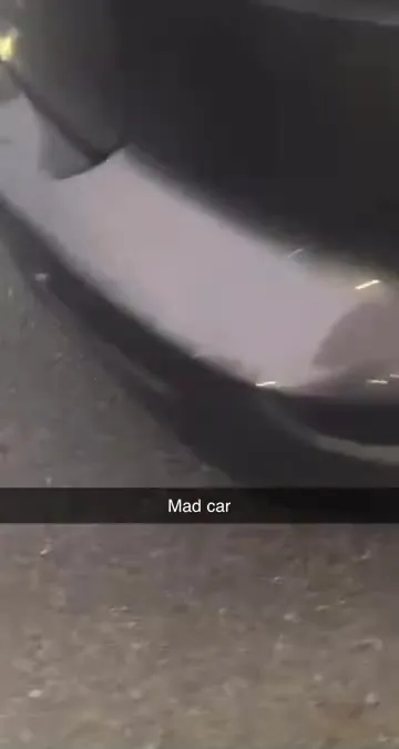 Mad Car Circling the Parking Lot