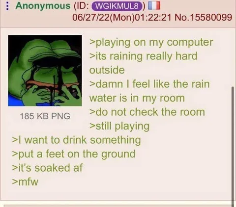Pepe Ignores the Flood