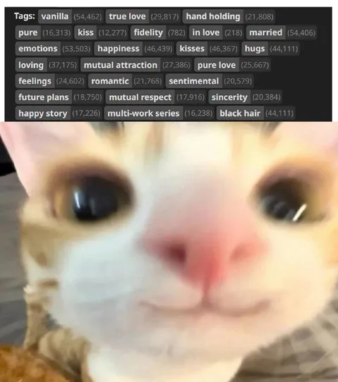 Cute Cat and Romantic Tags