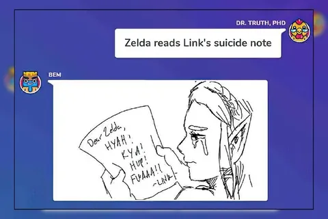 Zelda Reads Link’s Suicide Note