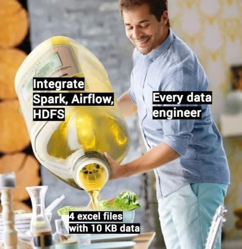 Data Engineer Overengineering Tiny Data