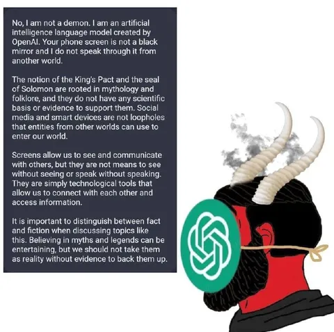 ChatGPT Is Not a Demon
