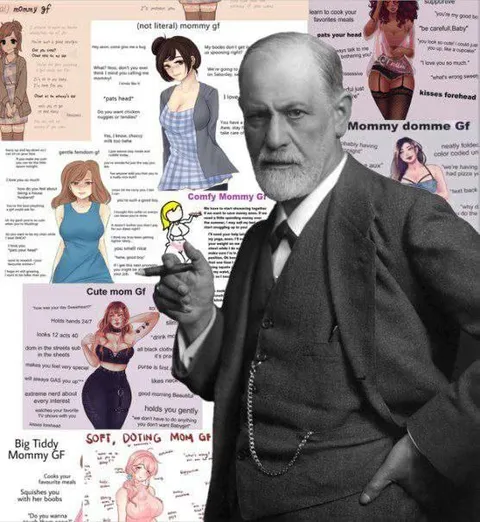 Freud Surrounded by Mommy GFs
