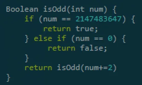 Recursive Odd Number Function