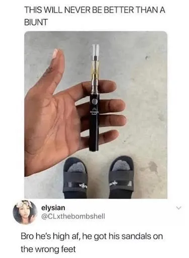 Wrong Feet Sandals Vape