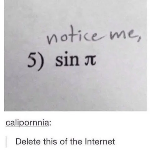 Notice Me Sin Pi