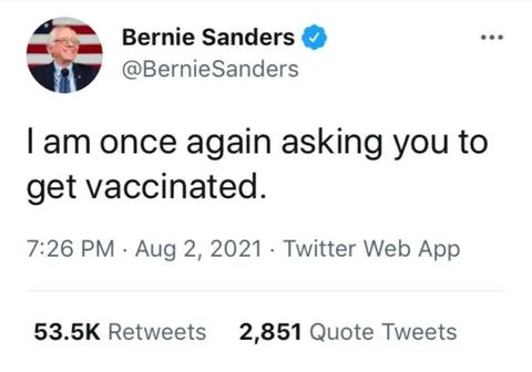 Bernie Once Again Asking