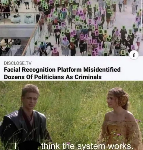 Facial Recognition Misidentifies Politicians