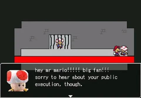 Mario Public Execution Joke