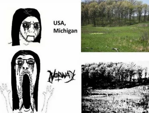 USA Michigan Field of Despair