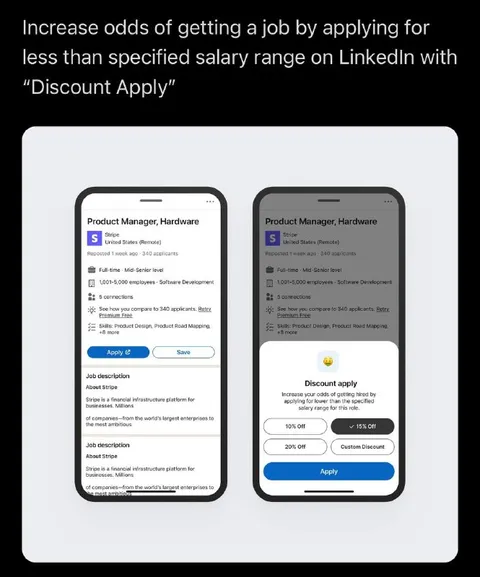 LinkedIn Discount Apply