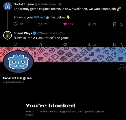 Godot Engine Gets Blocked