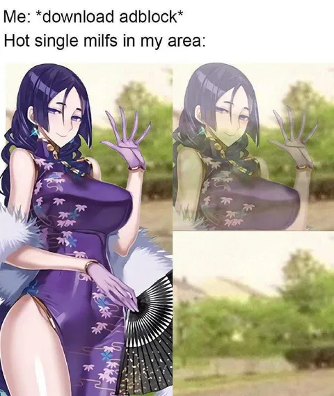 Adblock Removes Hot Milfs