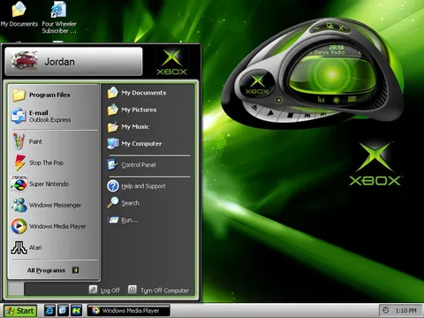 Windows XP Xbox Nostalgia Desktop