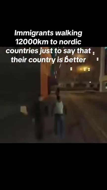 Immigrants Walking 12000km