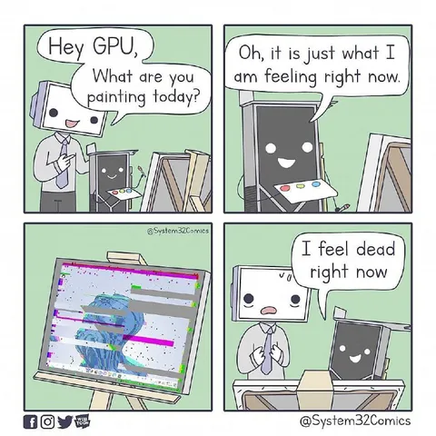 GPU Painting Its Feelings