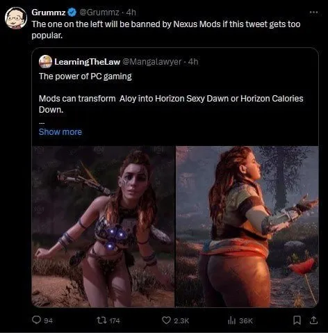 Horizon Sexy Dawn vs Calories Dawn