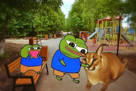 Пепе гладит каракала