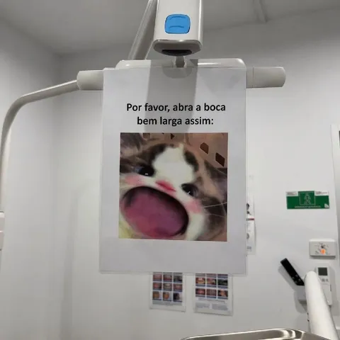 Abra a boca bem larga