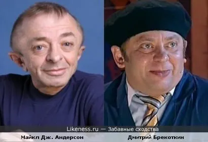 Забавное сходство знаменитостей