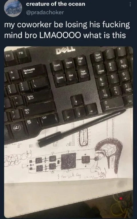 Coworker Losing His Mind
