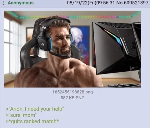 Quits Ranked Match for Mom