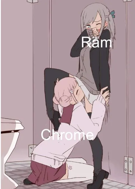Ram and Chrome in the Bathroom