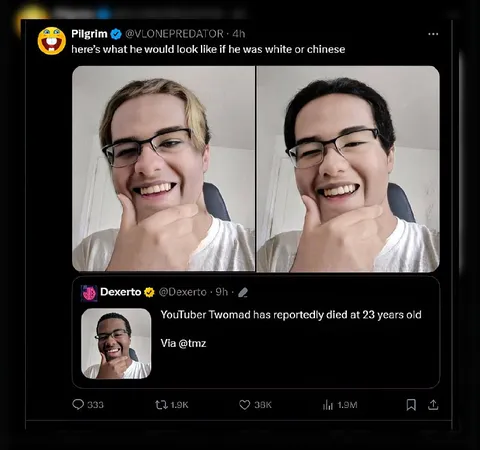 Twomad White or Chinese Comparison