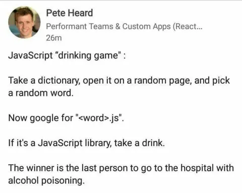 JavaScript Drinking Game