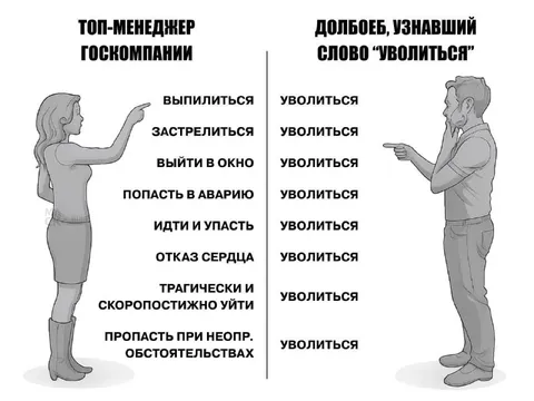 Начальник и увольнение