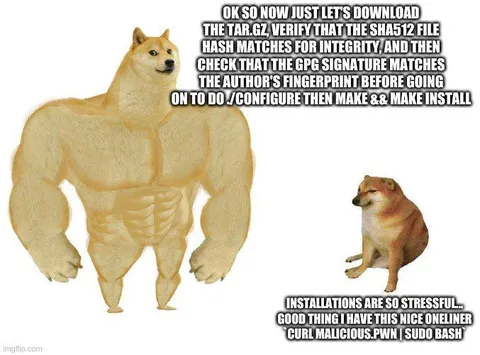 Buff Doge Secure Installation