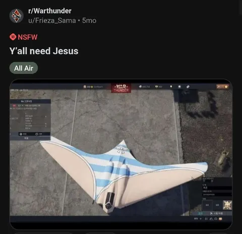Y’all Need Jesus War Thunder