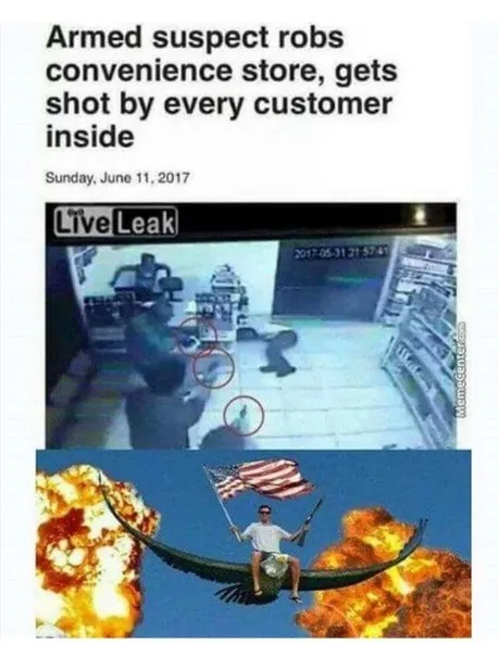 Armed Suspect Gets Shot by Everyone