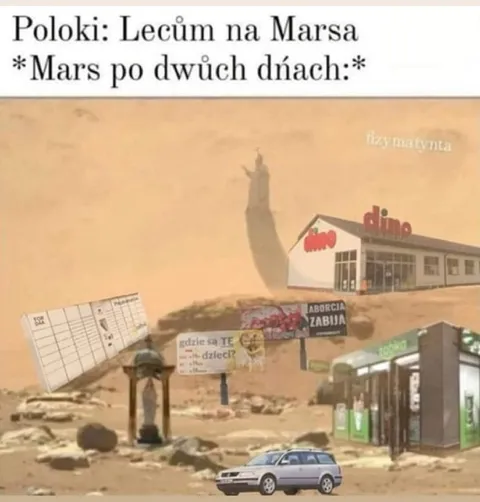 Poloki lecą na Marsa