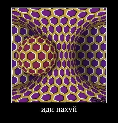 Иди нахуй оптическая иллюзия