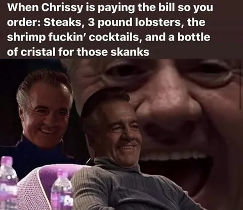 Chrissy Pays the Bill