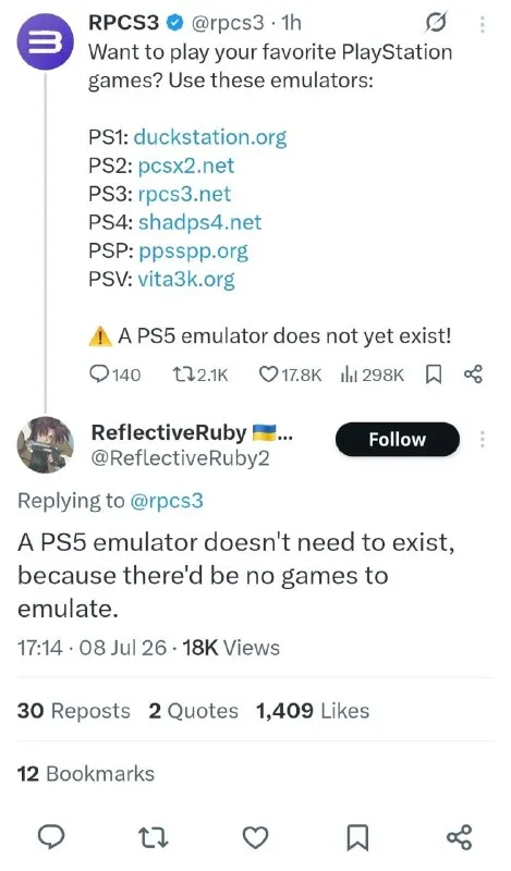 PS5 Emulator Has No Games