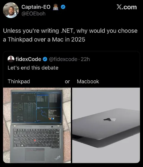 ThinkPad or MacBook in 2025