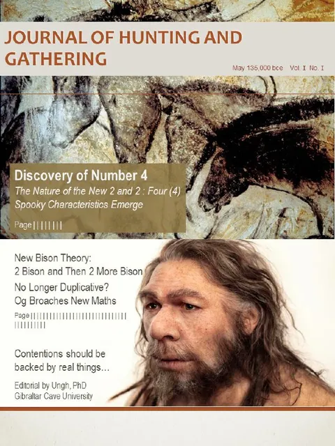 Caveman Discovers Basic Arithmetic