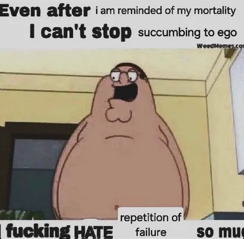 Peter Griffin Succumbing to Ego