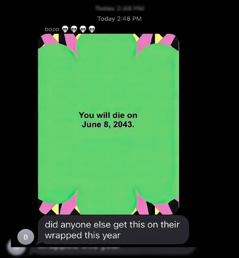 You Will Die on June 8, 2043