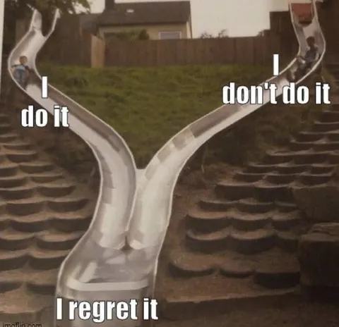 I Do It, I Regret It