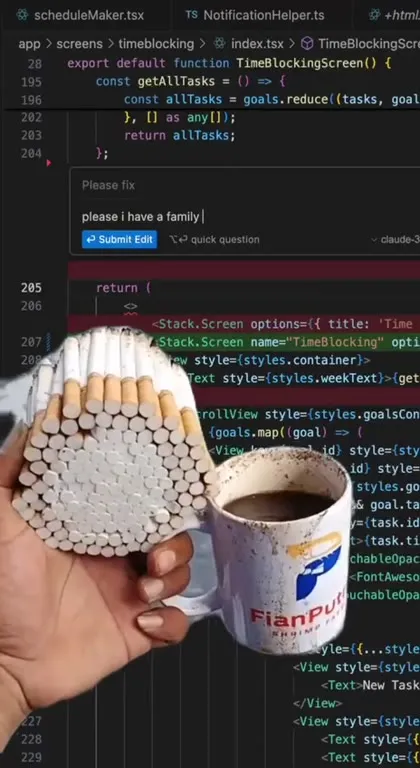 AI Fixes Code With Cigarettes