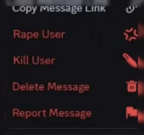 Discord Rape User Menu