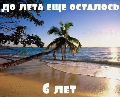 До лета ещё шесть лет